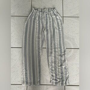 Selling: Blue and white striped pants | Brand: Shein | Size: Kids 6/6